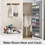SLEEPING LAMB Over The Door Shoe Organizer - Image 5