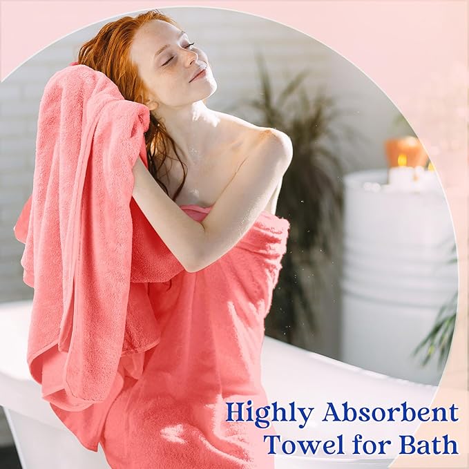 Newwiee 30 Pack Towels and Washcloths Sets Bath Hand Towels Washcloths Set - Image 4