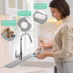 Stone Faucet Mat for Kitchen Sink, Diatomite Drying Stone Tray & Sink Protector - Image 2