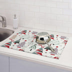 Beautiful Christmas Tree Dish Drying Mat 18x24 - Image 7