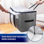 TAILI Extra Large Moving Bags, 12 Pack Silver Heavy Duty Totes - Image 8