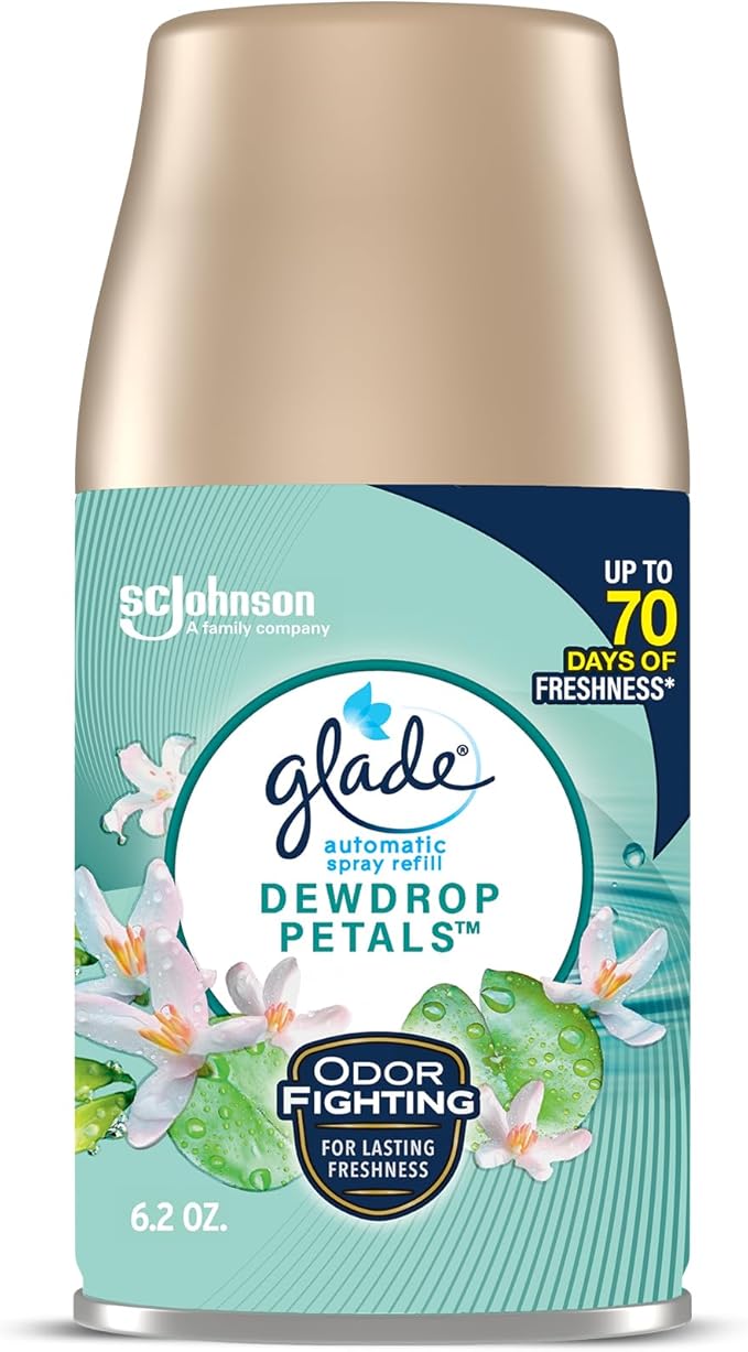 Glade Automatic Spray Refill, Dewdrop Petals, Scented Air Freshener by Glade