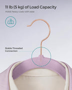 SONGMICS Slim Velvet Hangers, Non-Slip Clothes Hangers - Image 4