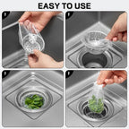 600 PCS Disposable Mesh Sink Strainer Bags Kitchen Sink Strainer Mesh Bags Anti - Image 4