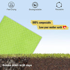 Swedish Dishcloths for Kitchen | 10 Pack Cellulose Sponge Dish Cloths Washable - Image 6