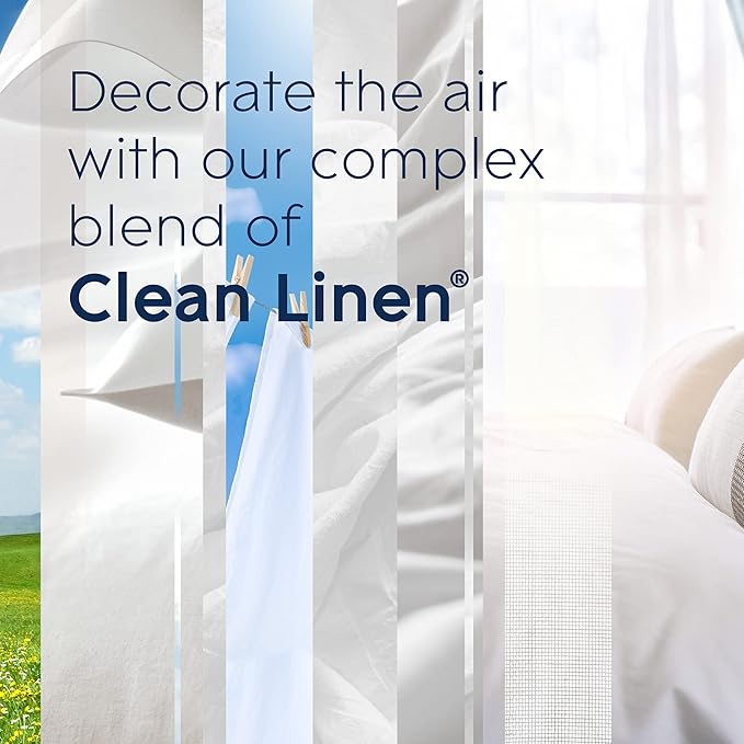 Glade PlugIns Refills Air Freshener Starter Kit, Clean Linen, Scented and - Image 4