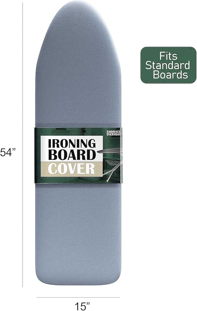 Hearth & Harbor Ironing Board Cover and Pad 15x54 Full Size, Thick Heavy Duty - Image 2