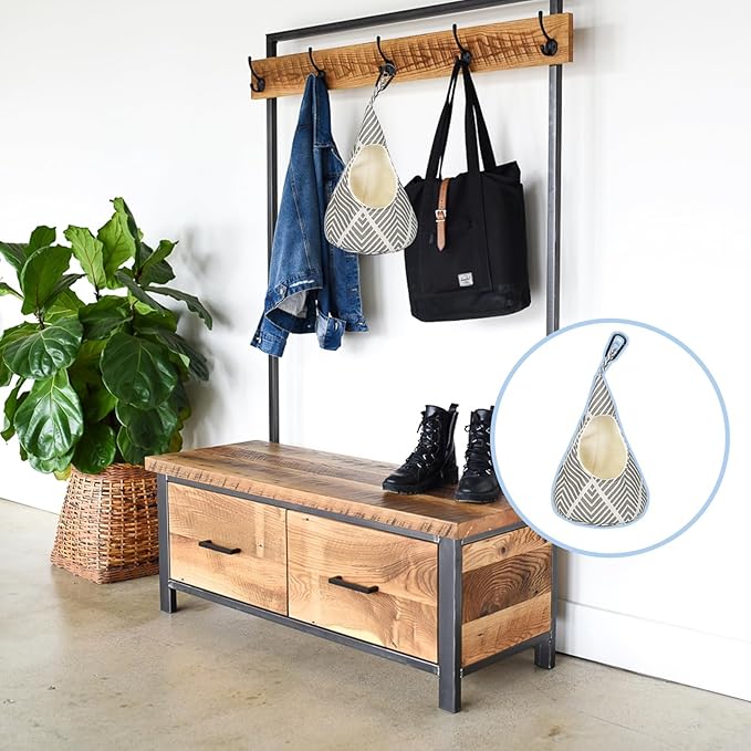 Conical Peg Bag for Storage, Hanging Peg Bag, Storage Peg Holder Sliding on - Image 7