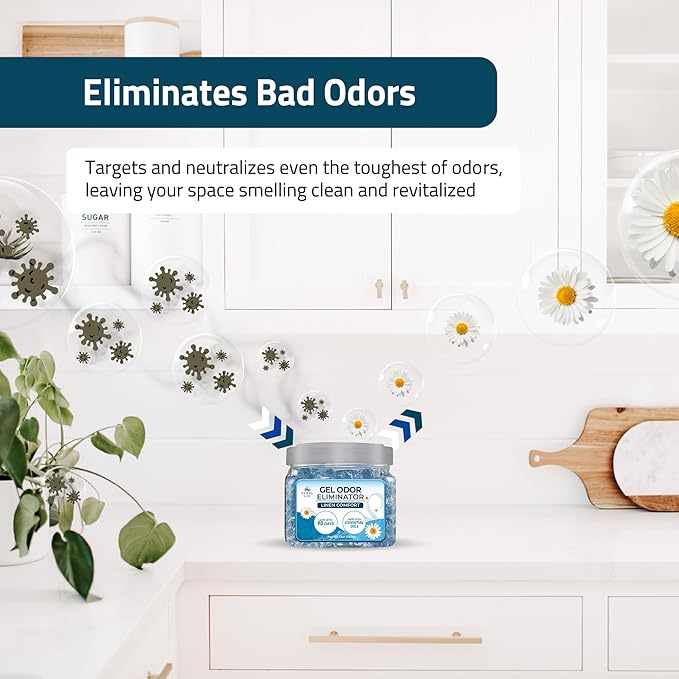Scented Gel Air Freshener | Linen Comfort Gel Air Fresheners - Image 8