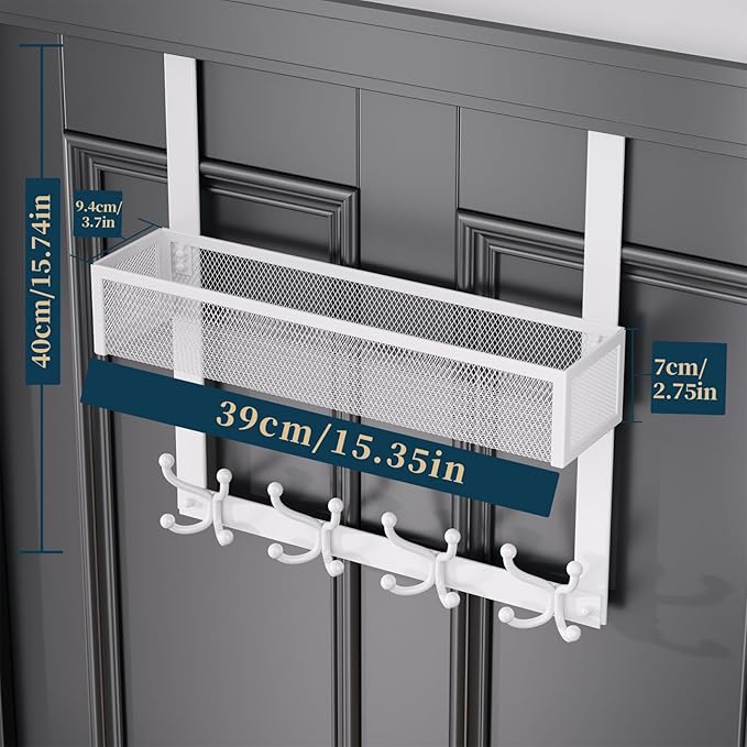 Consumest Over The Door Hooks Organizer - Image 7