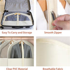 Univivi Suit Bags for Closet Storage, Garment Bag for Travel and Storage - Image 4