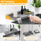 14.6 inch Faucet Mat for Kitchen Sink Splash GuardKitchen Sink Faucet Mat - Image 5