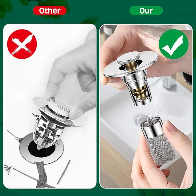3 in 1 Sink Drain Strainer - Image 3