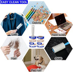 Lint Rollers for Pet Hair Extra Sticky, 880 Sheets Mega Value Set for Clothes - Image 5