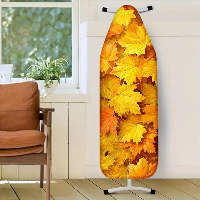 Nuxovilar Autumn Maple Leaves Ironing Board Cover, 15 * 54inch, Fit Most - Image 2