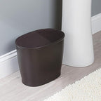 iDesign Slim Plastic Bathroom Trash Can, Small Garbage Bin - Image 7