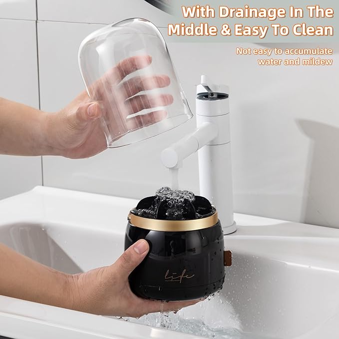 Toothbrush Holders for Bathrooms, Rotating 7 Slots Electric Toothbrush Holders - Image 6