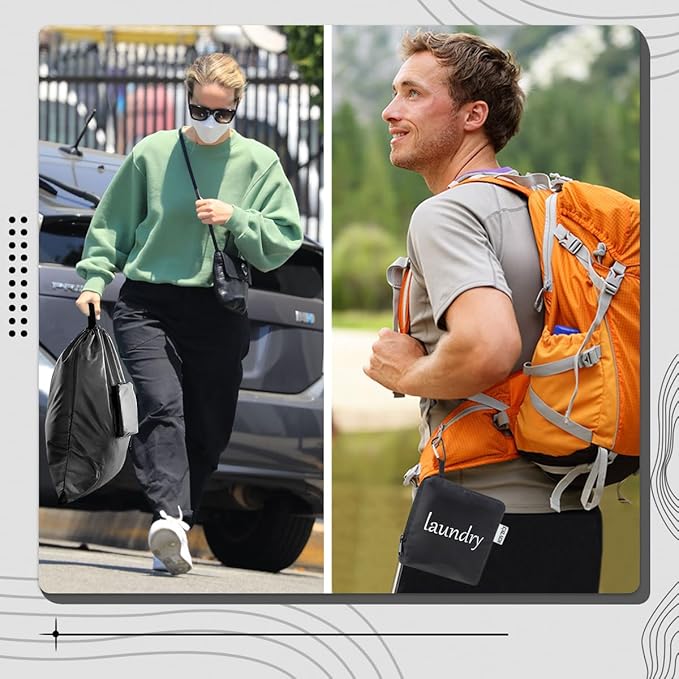 Travel Laundry bags, Dirty Clothes Travel Bag - Image 5