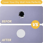 HOME MASTER HARDWARE 5" Wall Protector Round, 5 Pack Doorknob Wall Shield Guard - Image 2