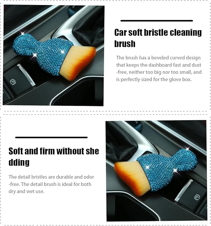 zipelo Auto Interior Dust Brush, Car Detailing Cleaner Brush - Image 3