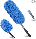 Microfiber Car Duster Exterior Scratch Free, Extendable Handle Interior by Loyakuu