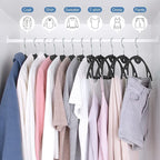 IEOKE Velvet Hangers 50 Pack: Felt Clothes Hangers Heavy Duty Shirt Sweater - Image 7
