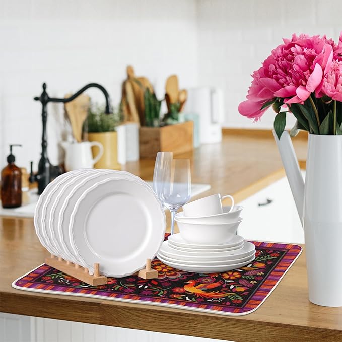 Dish Drying Mats with Hanging Loop - Image 8