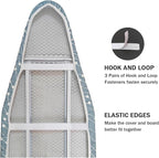Ironing Board Cover and Pad Standard Size 15" x 54", 3 Pairs of Hook and Loop - Image 4