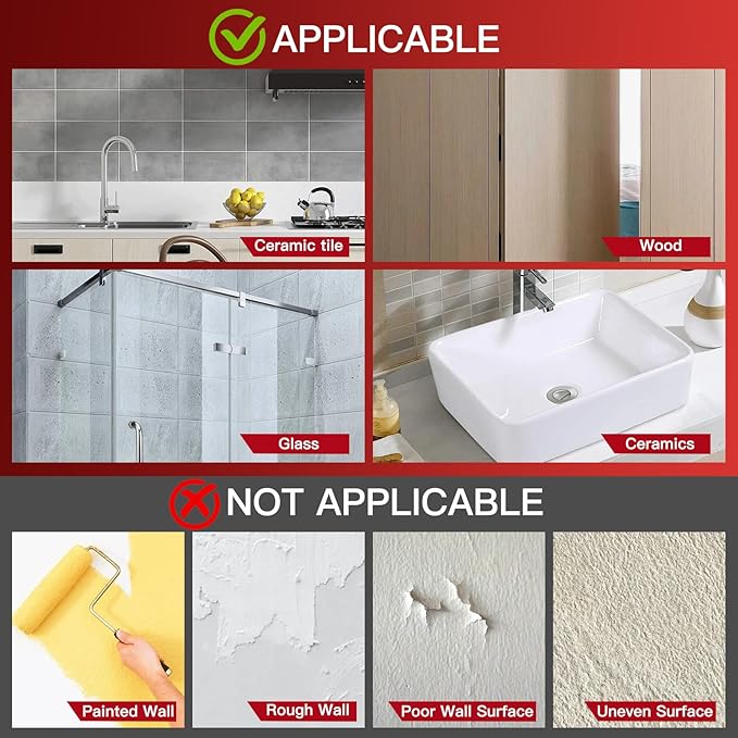 Large Adhesive Hooks 12-Pack, Heavy Duty Wall Hooks - Image 6