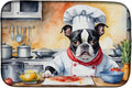Caroline's Treasures DAC6215DDM Boston Terrier The Chef Dish Drying Mat by CarolinesTreasures