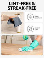 Fantasticlean Microfiber Cleaning Cloth Roll -30 Pack, Tear Away Microfiber - Image 4