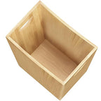 SEHERTIWY Wood Trash Can Wastebasket, 2 Gallon Small Waste Basket - Image 7