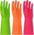 3 Pairs Rubber Cleaning Gloves Latex Free Dishwashing Gloves by THEOFFICIALHINSOCHA