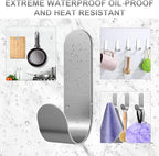 Self Adhesive Towel Hooks, 304 Stainless Steel Heavy Duty Shower Hook - Image 2