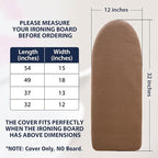 Seiritex Ironing Board Cover 12 x 32 inch, Fits Table Top Ironing Board Heat - Image 7