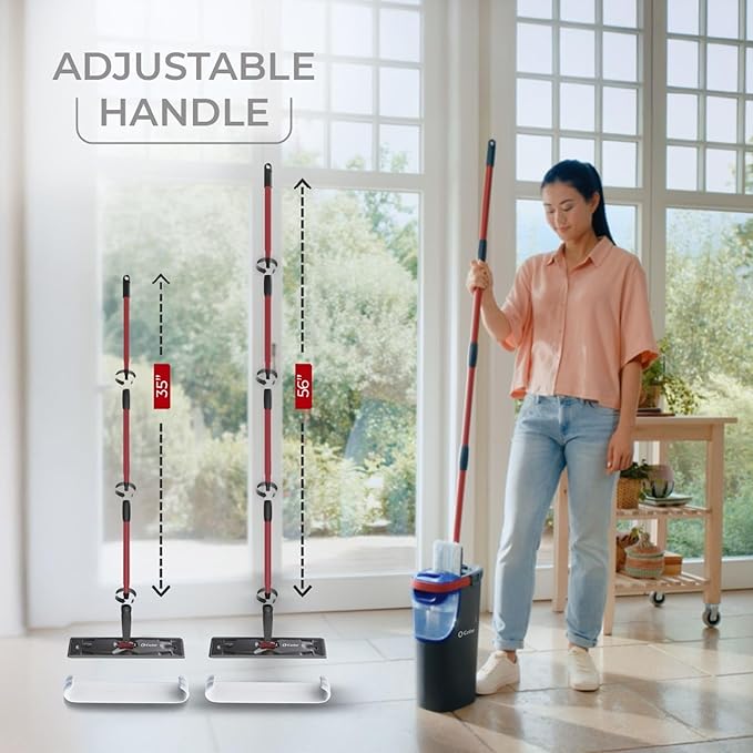 O-Cedar H2prO Flat Mop System | Quick Cleaning Tool | Clean - Image 8