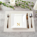 Luxenap 15.8 X 7.9 Inch Linen-Feel Guest Towels, 50 Lettered Hand Towels - Image 4