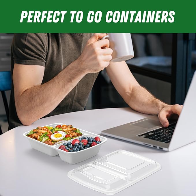 50 Pack 28 oz Meal Prep Containers Reusable - Image 7