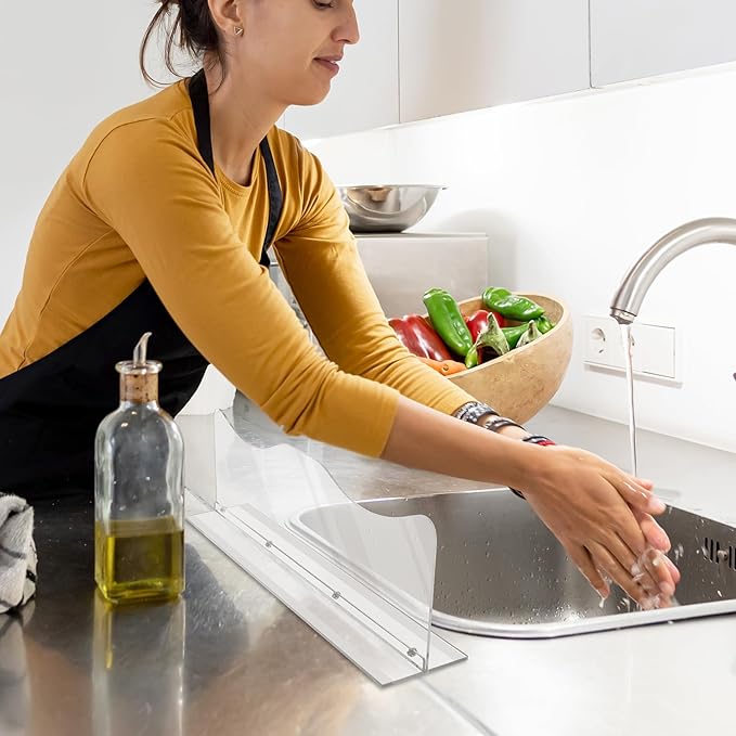 Beautyflier Splash Guard for Kitchen Sink Area Placed, Premium Kitchen Sink - Image 3