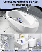 Electric Spin Scrubber for Cleaning Bathroom, Shower Scrubber Cordless Cleaning - Image 4
