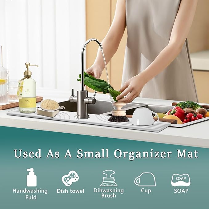 Kitchen Sink Diatomite Splash Guard - Image 6
