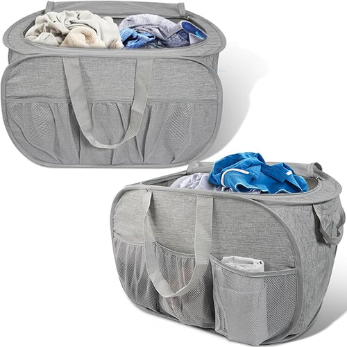 2 Pack Collapsible Laundry Baskets by Bemkoo