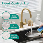 24 Inch Stone Faucet Mat for Kitchen Sink, Kitchen Sink Splash Guard-Water - Image 4