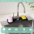 14.6 Inch Silicone Faucet Mat for Kitchen Sink Splash Guard - Image 7