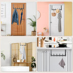 BOOMIBOO Over The Door Hooks, Sturdy Door Hanger, Towel Rack Towel Hooks - Image 6