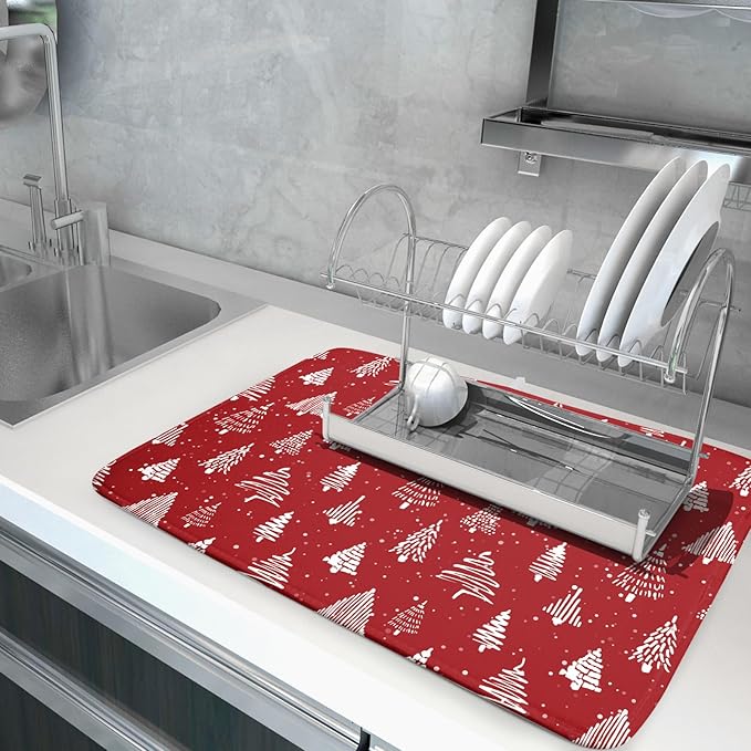 Christmas Dish Drying Mat 18 x 24 Inch - Image 6