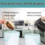 Trash Bags, 5 Rolls/100 Counts Small Garbage Bags - Image 2