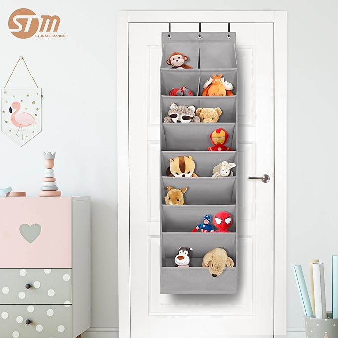 STORAGE MANIAC Over the Door Shoe Organizer Heavy-Duty Large Deep Pocket - Image 8