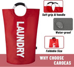 Caroeas 90L Laundry Basket, Waterproof Laundry Hamper, Laundry Bag - Image 4