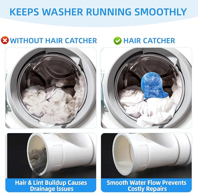 6 PCS Pet Hair Remover for Laundry – Effectively Removes Fur, Lint & Dander – - Image 3